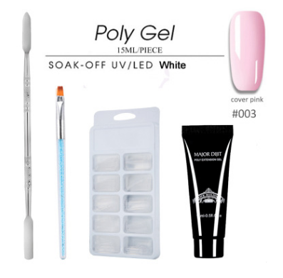 Nail Art Fast-drying Phototherapy Glue Multi-Color Extension Glue 15ml Set - Fashionner