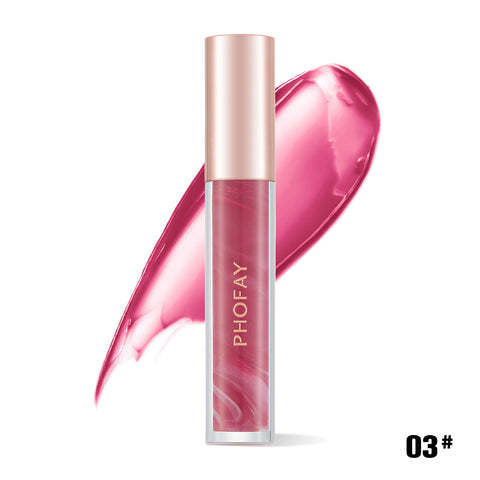 PHOFAY Brillant à lèvres hydratant rose éclosion