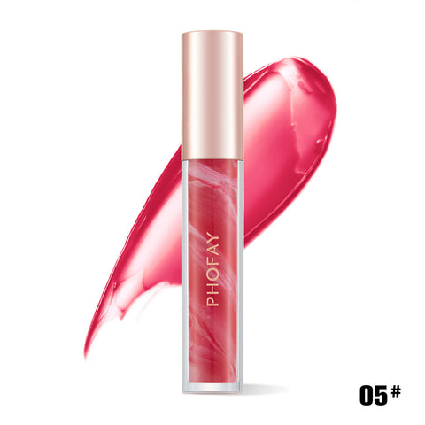PHOFAY Brillant à lèvres hydratant rose éclosion