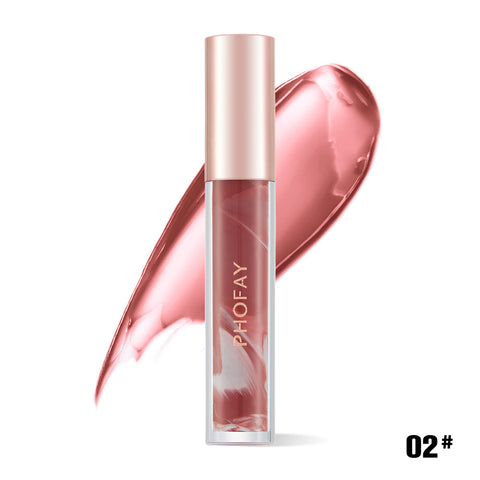 PHOFAY Brillant à lèvres hydratant rose éclosion