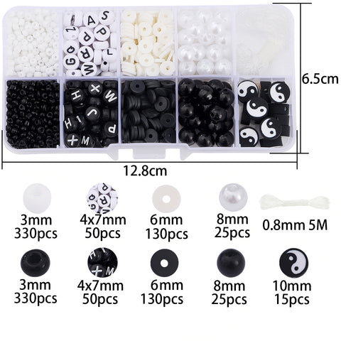 Perles de verre faites à la main avec paillettes de la même couleur