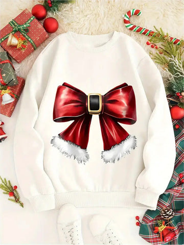 Pull à col rond de Noël pour femmes