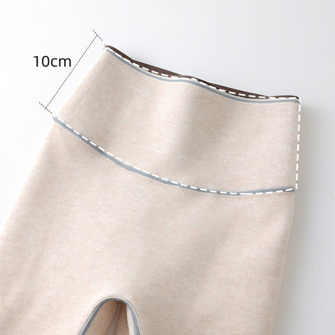 Legging Cachemire Taille Haute Hiver Chaud Uni Peluche Pantalon Mode Slim Vêtements Femme