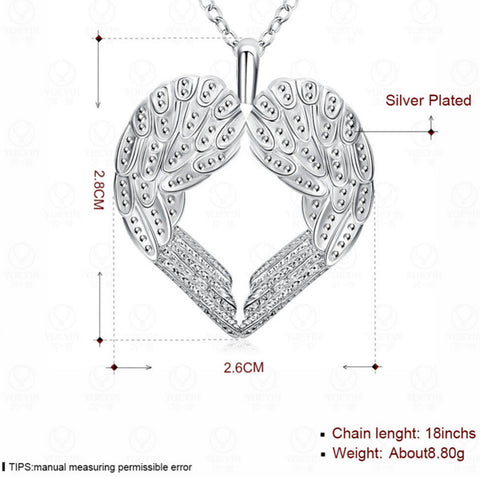 Angel wings necklace