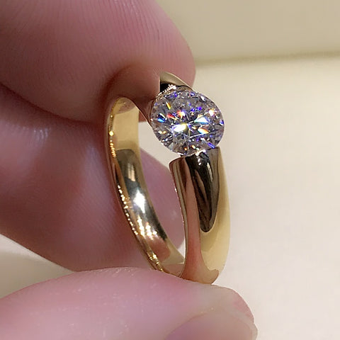 Bague de couple arc tendance pour femme