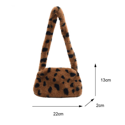 Portable Plush Handbag For Women - Fashionner