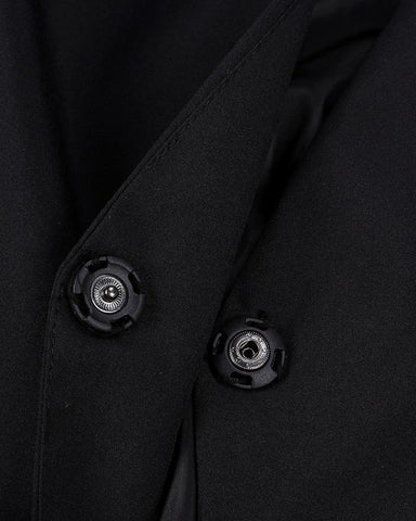 Femmes Veste Mince Manteau Printemps Automne Manches Longues Revers Mode Argent Noir Paillettes Élégant Slim Travail Blazers Costume féminin