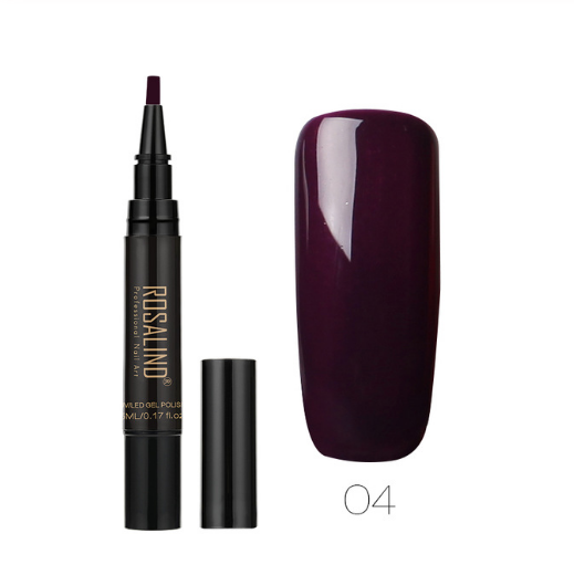 5ml Solid Color Nail Art Pen Nail Glue for Nail Art - Fashionner