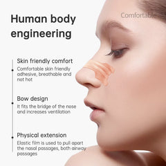 10/50PCS Breath Nasal Strips Right Aid Stop Snoring Nose Patch Good Sleeping Patch Product Easier Breath Sleep Aid Decive - Fashionner