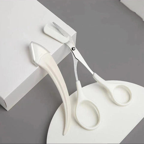 Couteau à sourcils avec peigne, courbé, lune, petits accessoires de beauté, gadgets