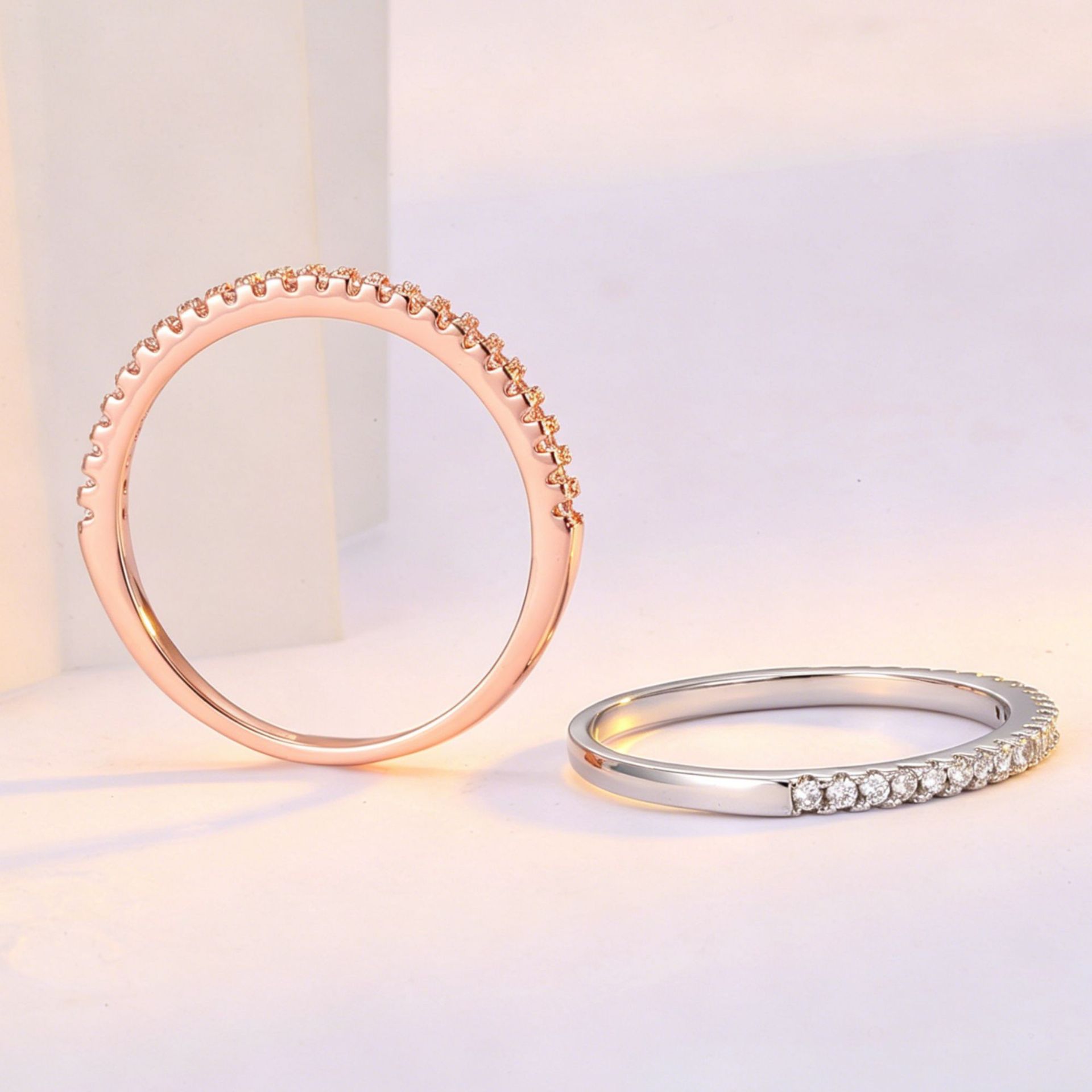 Buy Half Wrap Fully Paved Ring For Women Featuring Micro Paved Cubic Zirconia online at Fashionner.