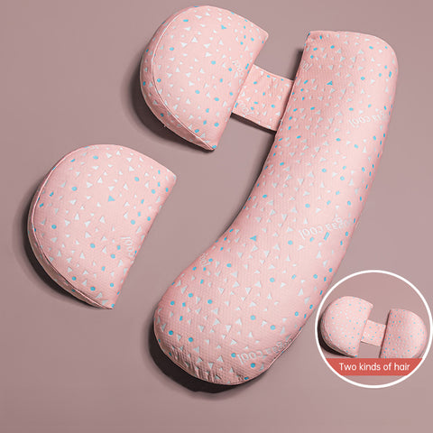 Oreiller de grossesse multifonctionnel et évolutif à probiotiques, confortable pendant la grossesse, oreiller de maternité ajustable