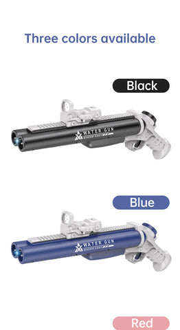 Pistolet à eau électrique à double tube, jouet de plein air pour les jeux d'eau et les batailles