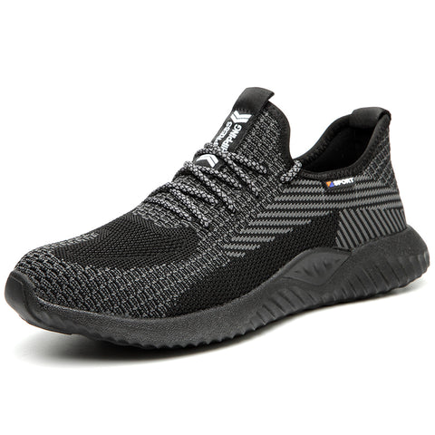 Anti Smashing And Anti Stab Safety Shoes Breathable Deodorant And Wear Resistant Work Shoes Soft Soled Protective Shoes - Fashionner