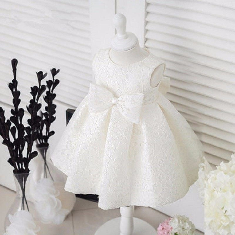 Cute children one year old baby girl princess dress dress - Fashionner