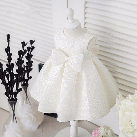 Cute children one year old baby girl princess dress dress - Fashionner