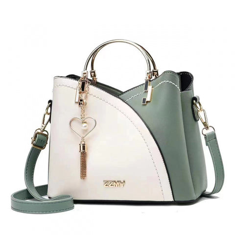 Color-Blocked  Large-Capacity Shoulder Bag With High-Quality Crossbody Design