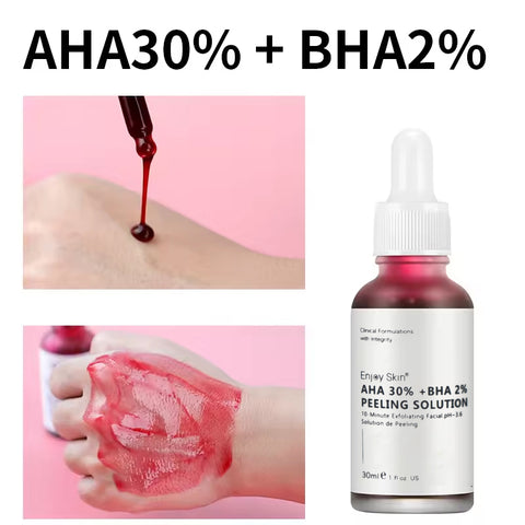 Sérum exfoliant profond naturel et organique AHA 30 % BHA 2 % pour le visage – Vente chaude