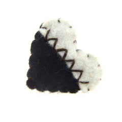 Hand-stitched Heart Felt Poke Poke Music