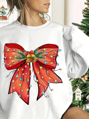 Pull à col rond de Noël pour femmes