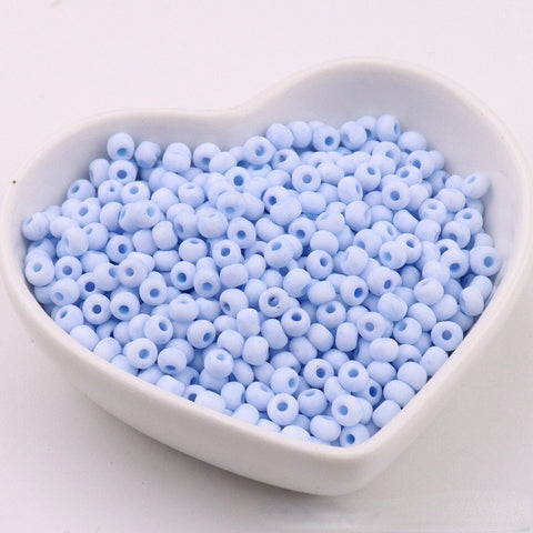 Perles de riz en verre Macaron Super Premium 4 mm