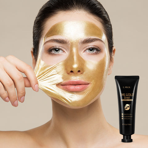Masque Hydratant Détachable à la Bave d'Escargot et aux Feuilles d'Or
