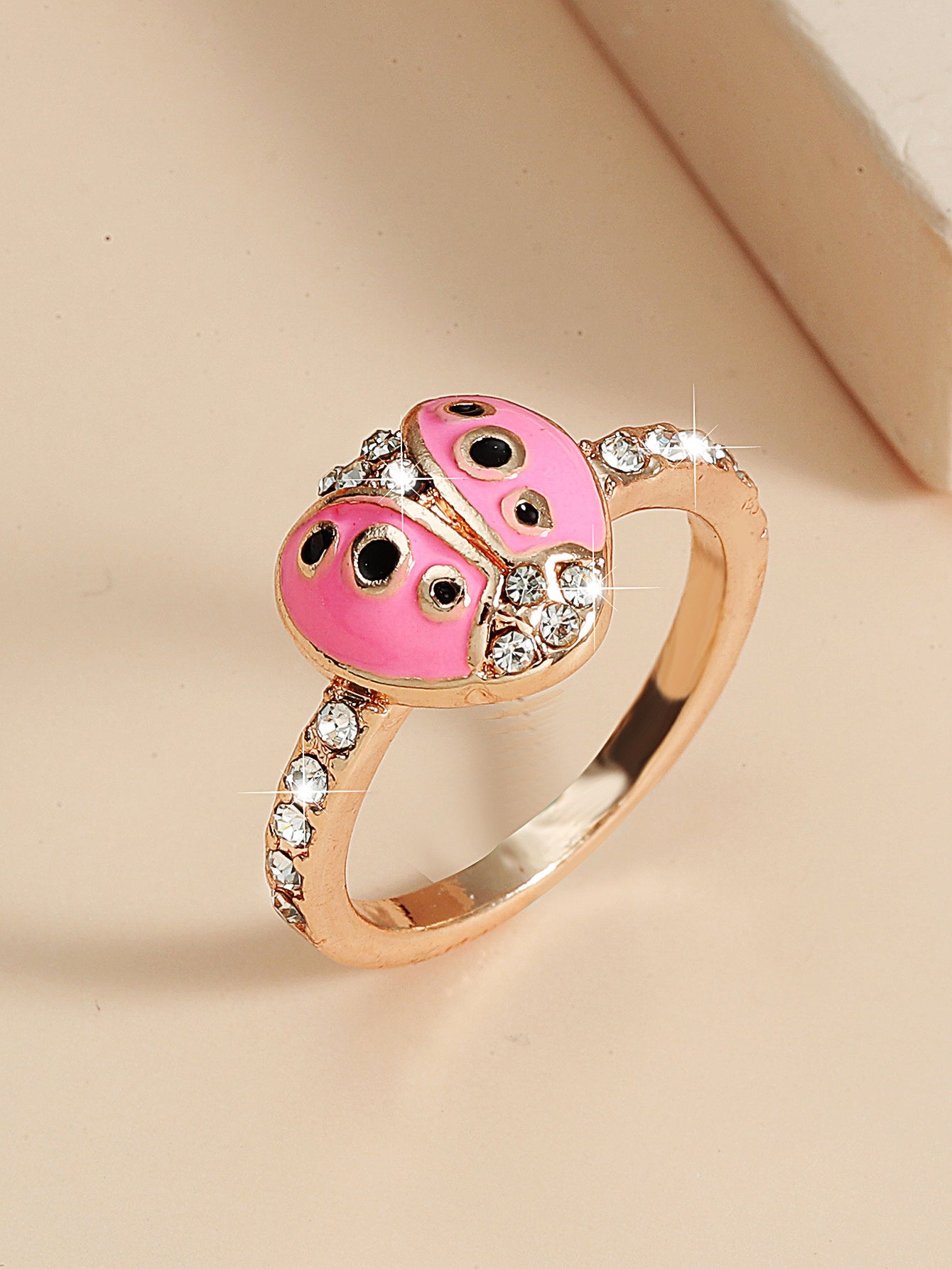 Yellow Gold Accessories Loose Beads Clavicle Chain Ring