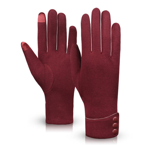 Gants d'hiver en polaire thermique pour la maison