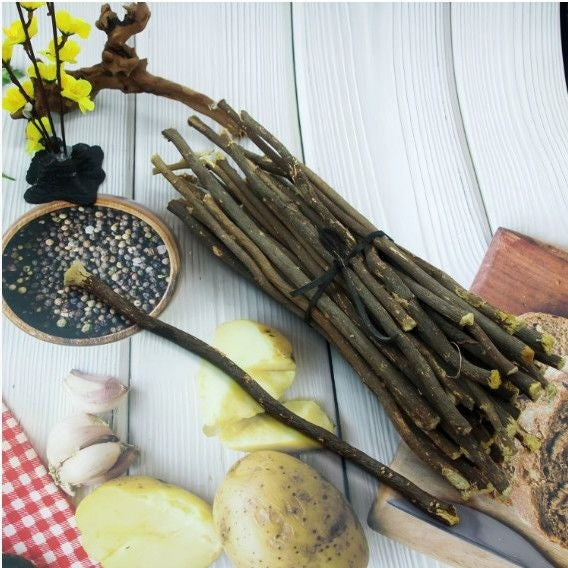 🌿 Miswak Natural Toothbrush Sticks (6 Pack) – Chemical-Free Oral Care