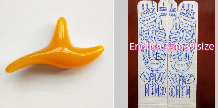 Reflexology Socks - Foot Massage Socks - Massage Relieve Tired Feet Socks Acupressure Foot Massager Reflexology Socks Foot Point Sock Foot Point Tool Physiotherapy Sock