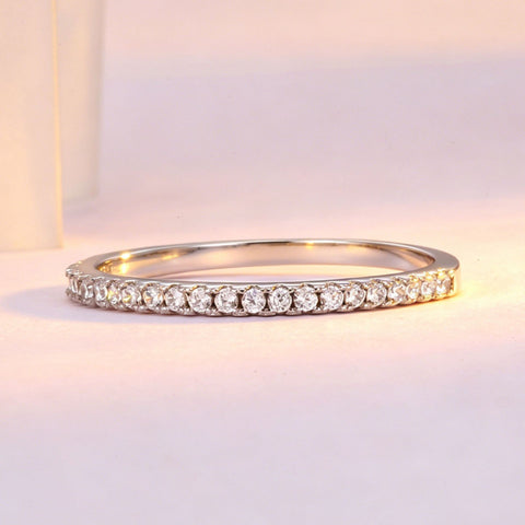 Buy Half Wrap Fully Paved Ring For Women Featuring Micro Paved Cubic Zirconia online at Fashionner.