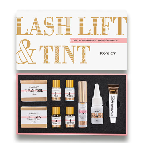 Kit de teinture pour cils et sourcils ICONSING - Rehaussement de cils et lamination des sourcils - Outils de maquillage