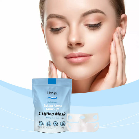 Masque liftant type V au collagène nourrissant pour la peau