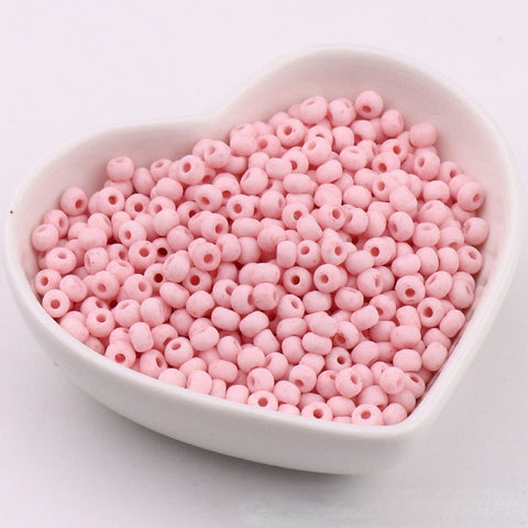 Perles de riz en verre Macaron Super Premium 4 mm
