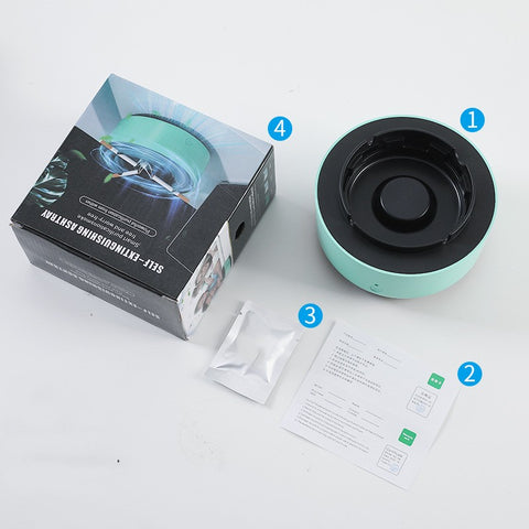 Buy Smoke Removal Air Purification Ashtray Anion Purification Practical Automatic Purifier Ashtray Portable Gadgets For Car Ashtray online at Fashionner.