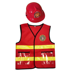 Children's Fire Fighter Vest 6-piece Set As The Light Goes Out Cosplay Clothes