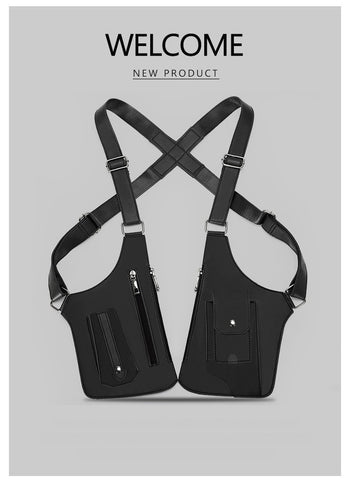 Sac bandoulière rétro homme - Sac à dos ajustable pour voyage, rangement, multifonctionnel