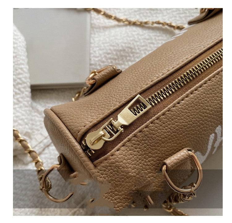 Small Handbags Women's Bag Cylinder Graffiti Shoulder - Fashionner