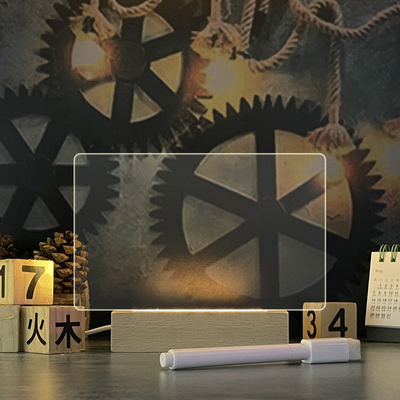 Buy Creative Note Board Creative Led Night Light Usb Message Board Holiday Light With Pen Gift For Children Girlfriend Decoration Night Lamp online at Fashionner.