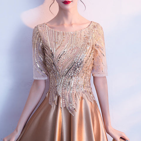 Robe longue de performance pour femme, tempérament élégant, pour banquet et soirée
