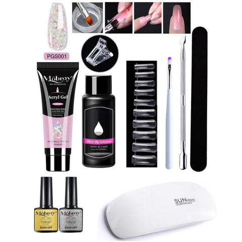 7-Piece Nail Art Crystal Extender Set - Fashionner