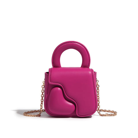 Sac bandoulière croisé pour femme Chain Love à texture avancée
