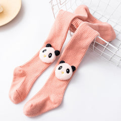 Infant Bottoming Combed Cotton Panda Children Pantyhose - Fashionner
