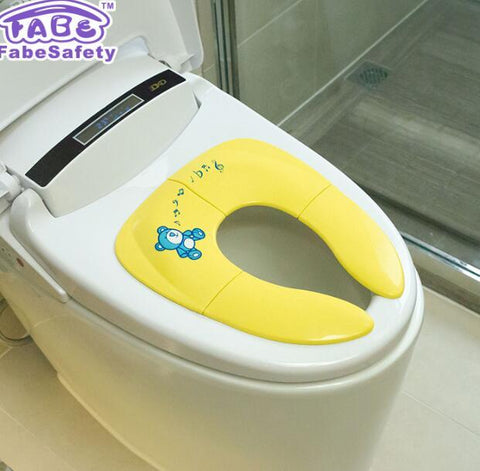 Siège de toilettes pliant pour enfants