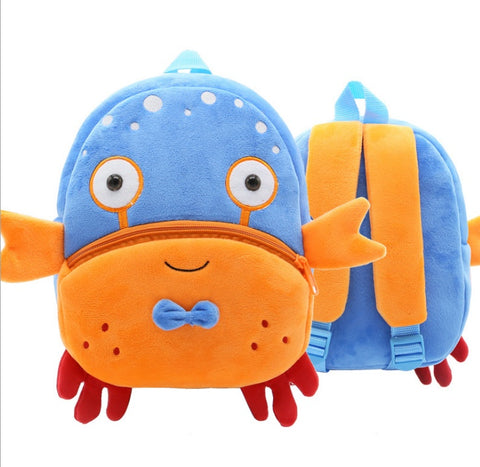 Sacs à dos en peluche mignons, cartables de maternelle de dessin animé, sacs de jouets d'animaux pour enfants