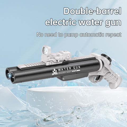 Pistolet à eau électrique à double tube, jouet de plein air pour les jeux d'eau et les batailles