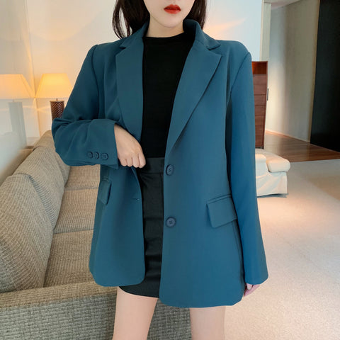 Blazer rétro de style britannique pour femme