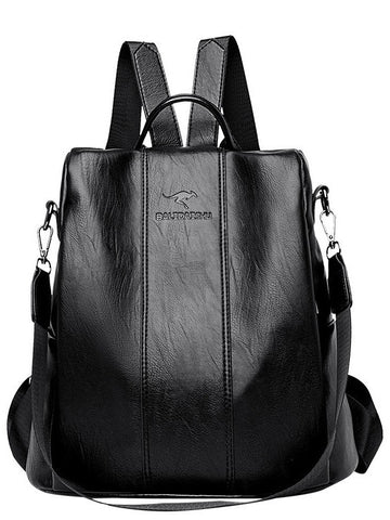 Sac à bandoulière, cuir souple, sac à dos tendance pour femme, sac à dos minimaliste pour étudiant