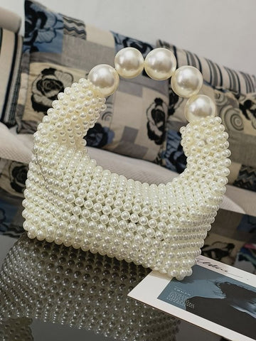 Sac de soirée tissé à la main, sac à perles, grand sac à perles, nouveau sac à main d'été tendance
