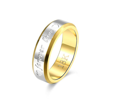 Ensemble de bagues de couple Amour Éternel
